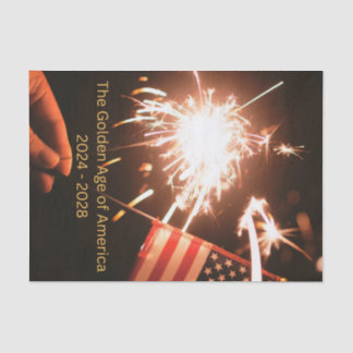 Zwirnpapier 2024 bis 2028 für das goldene Zeitalte Seidenpapier