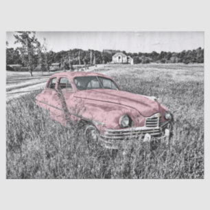 Zwirnpapier für rosa Fahrzeuge Seidenpapier
