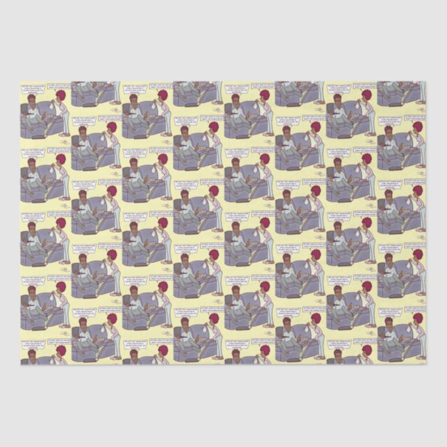 Zwirnpapier mit Scheidungsrate Seidenpapier (Vorderseite)