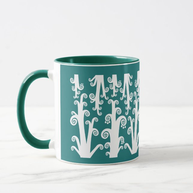 Zwirnstalks - Hunter Green Tasse (Links)
