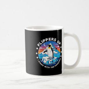 Zwirnsteine, die ich mit den Pinguinen halte Kaffeetasse