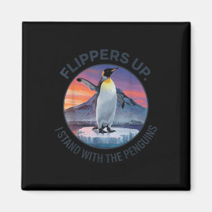 Zwirnsteine, die ich mit den Pinguinen halte Magnet