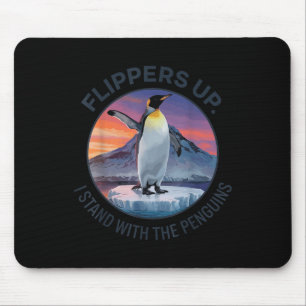 Zwirnsteine, die ich mit den Pinguinen halte Mousepad