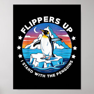 Zwirnsteine, die ich mit den Pinguinen halte Poster