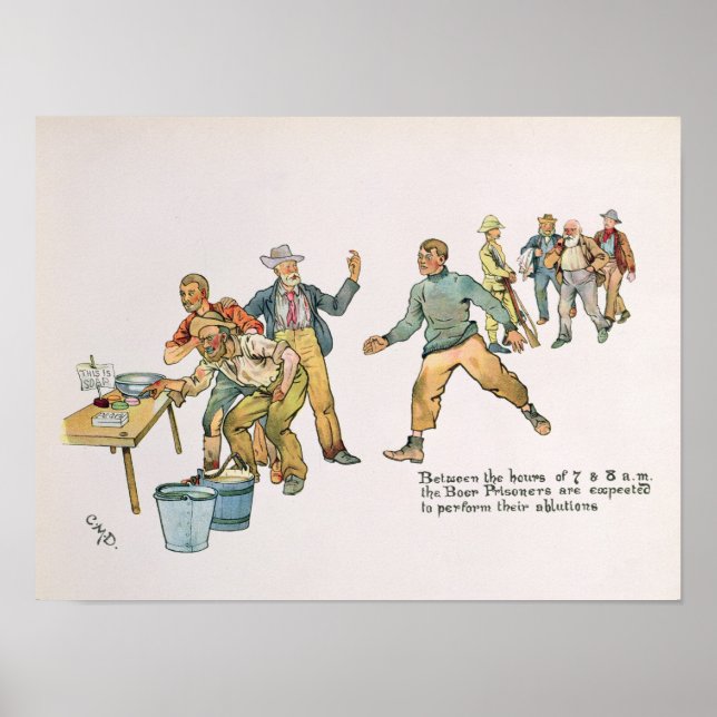 Zwischen 7 und 8 Uhr morgens. Poster (Vorne)