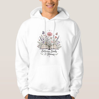 Zwischen Büchern und Blüten Buchliebhaber Leser Hoodie