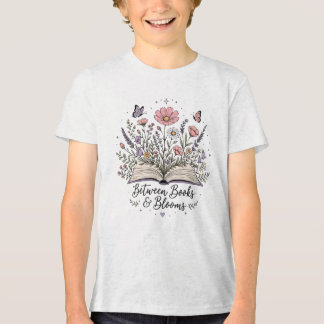 Zwischen Büchern und Blüten Buchliebhaber Leser Tri-Blend Shirt
