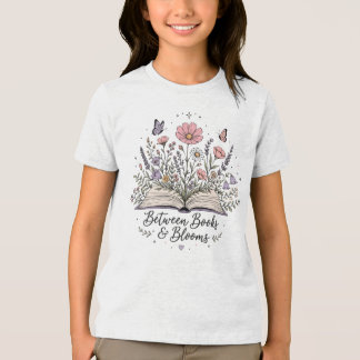 Zwischen Büchern und Blüten Buchliebhaber Leser Tri-Blend Shirt