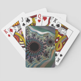 Zwischen den Falten, die Karten spielen Spielkarten