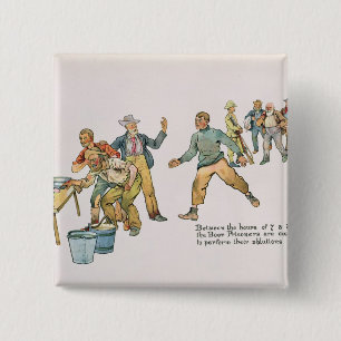 Zwischen den Stunden von 7 und 8 a.m. Button