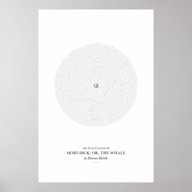 Zwischen den Worten: Moby-Dick; oder, der Wal Poster (Vorne)