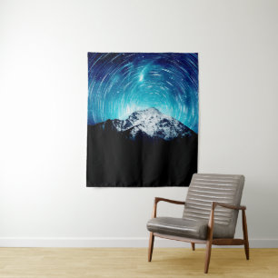 Zwischen der Galaxie und dem Berg Wandteppich