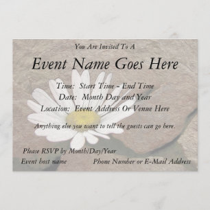 Zwischen einem Felsen und einem harten Platz Einladung