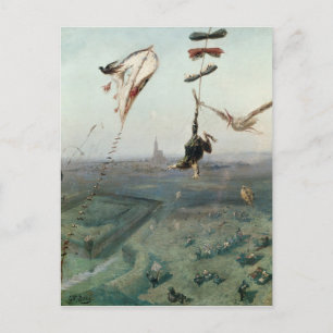 Zwischen Himmel und Erde, 1862 Postkarte