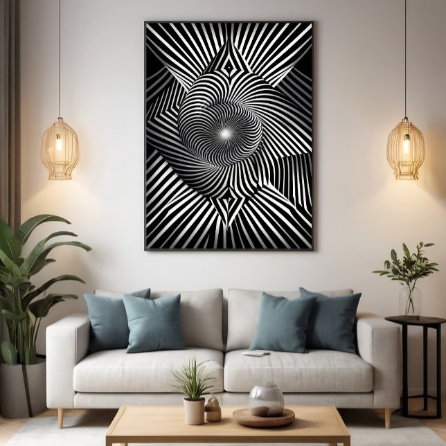 Zwischen Linien und Dimensionen Poster (Von Creator hochgeladen)