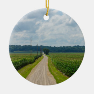 Zwischen Maisfeldern Keramik Ornament