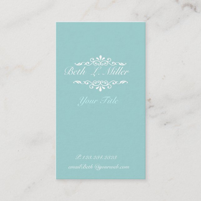 Zwischen modernem elegantem künstlerischem Berufli Terminkarte (Vorderseite)