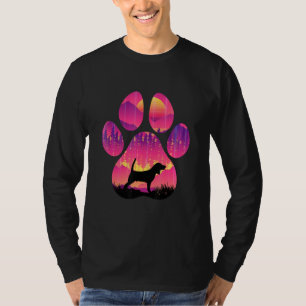 Zwischen Pfote Mama Papa Hund Frauen Männer T-Shirt