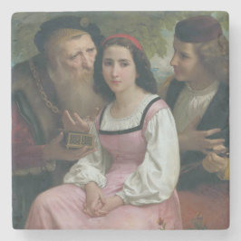 Zwischen Riches und Liebe (von Bouguereau) Steinuntersetzer