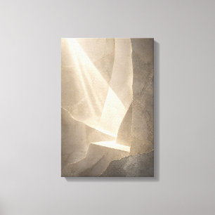 Zwischen Stein und Licht — Aurema (Porträt) Leinwanddruck