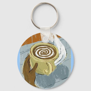 zwischen verschiedenen Rassen-verabredete Schlüsselanhänger