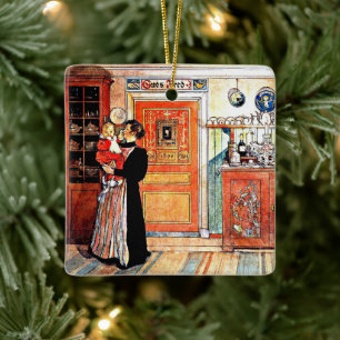 Zwischen Weihnachten und New Aco Keramikornament