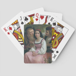 Zwischen Wohlstand und Liebe (von Bouguereau) Spielkarten