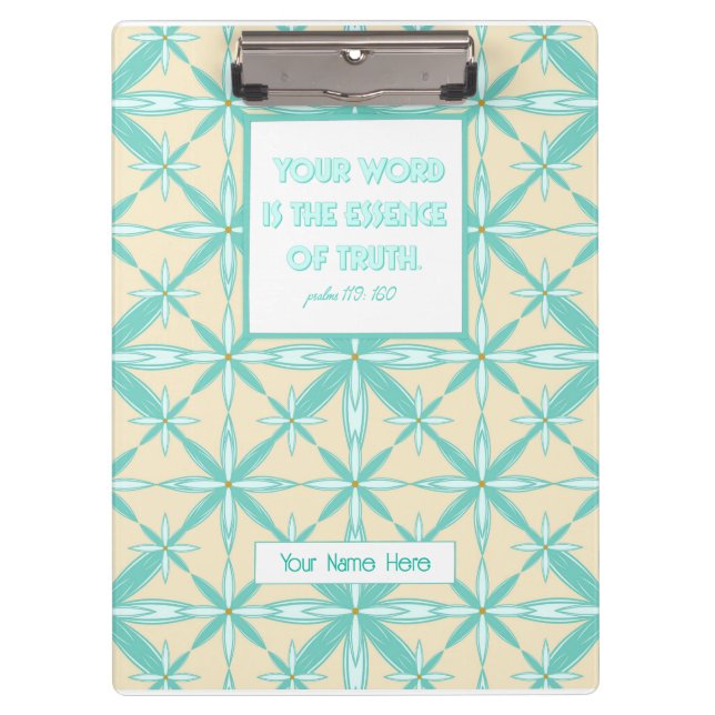 Zwischenablage 2023 Ihr Wort ist die Essenz der Wa Klemmbrett (Vorderseite)