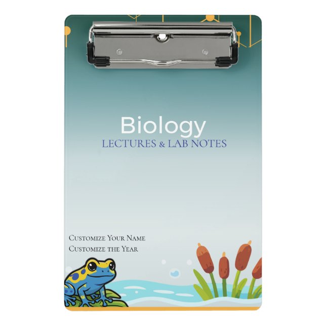 Zwischenablage Biologie – Anpassungen Mini Klemmbrett (Vorderseite)