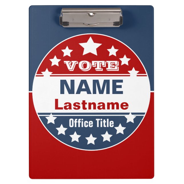 Zwischenablage für benutzerdefinierte Kampagnen Klemmbrett (Vorderseite)