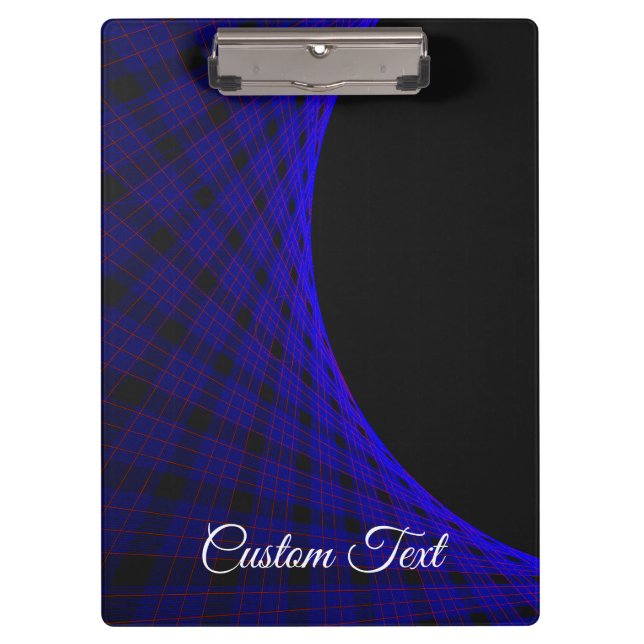 Zwischenablage für geometrische Teppiche Klemmbrett (Vorderseite)