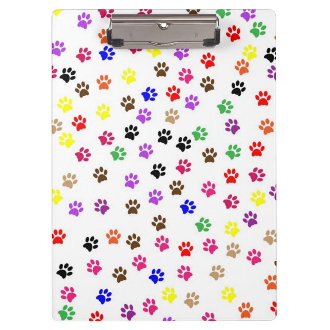 Zwischenablage für Paw Prints Klemmbrett (Vorderseite)