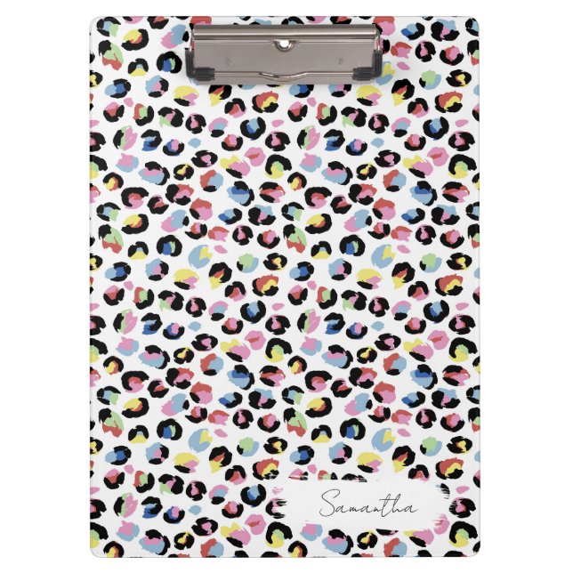 Zwischenablage für personalisierte Tierdrucke Klemmbrett (Vorderseite)