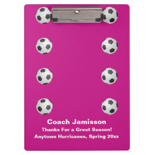 Zwischenablage, Hot Pink, Fußballtrainer Klemmbrett