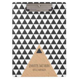 Zwischenablage im modernen geometrischen Stil Klemmbrett