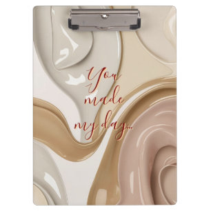 Zwischenablage in stilvoller Grafik Klemmbrett