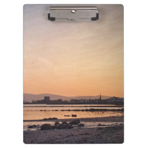Zwischenablage mit Foto von Carrickfergus Castle D Klemmbrett