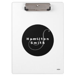 Zwischenablage mit Monogram - HAMbyWG Klemmbrett