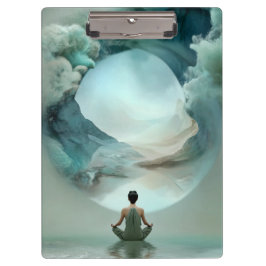 Zwischenablage Mystische Zen-Meditation Klemmbrett