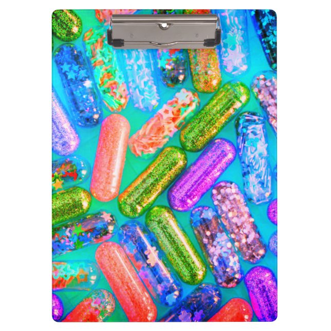 Zwischenablage zur Behandlung von Glitzer Klemmbrett (Vorderseite)