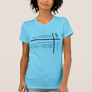 Zwischenlagen-Seepferd-Gruppen-Kreuzfahrt-Shirt T-Shirt