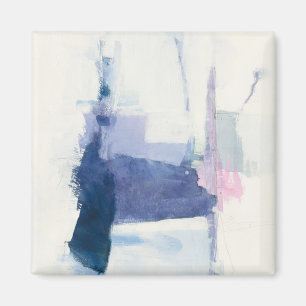 Zwischenspiel blau Abstrakt Magnet