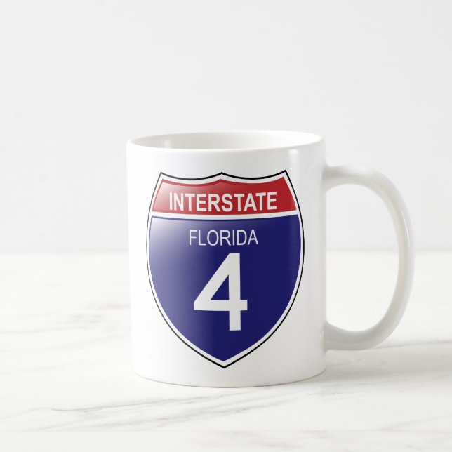 Zwischenstaatliche 4 in Florida mit der Tasse (Rechts)