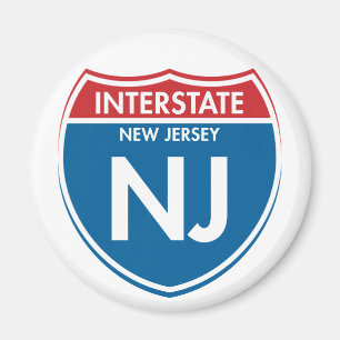 Zwischenstaatliches New-Jersey NJ Magnet