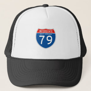Zwischenstaatliches Zeichen 79 - West Virginia Truckerkappe