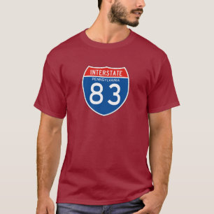 Zwischenstaatliches Zeichen 83 - Pennsylvania T-Shirt
