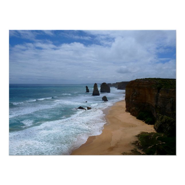 Zwölf Apostel Australien - Great Ocean Road Poster (Vorderseite)