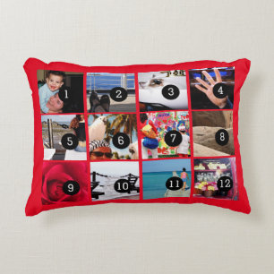 Zwölf deiner Fotos machen dein eigenes Geschenk Dekokissen