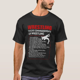 Zwölf Gebote des Ringkampfes in der Saison S T-Shirt