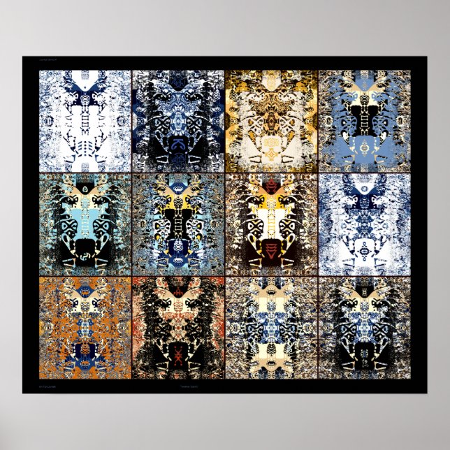 Zwölf Heilige Poster (Vorne)